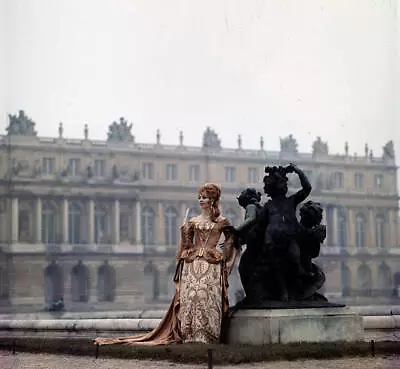 Michele Mercier. In Paris In A Courtyard Of The Louvre Palace Mi- Old Photo • $5.79