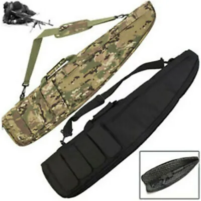 £28.98 • Buy Reinforced Oxford Gun Bag Case Rifle Backpack Sniper Carbine Airsoft Hunting Bag