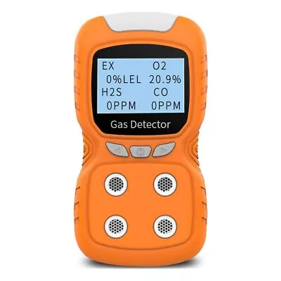 4 In 1 Gas Detector Portable Gas Detector O2 H2S CO Meter Gas Analyzer • $84.90