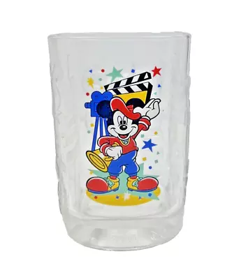 VTG McDonalds Disney World Mickey Mouse Glass Tumbler Millennium 2000 Hollywood • $6