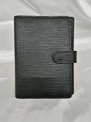 Louis Vuitton Agenda PM Epi Planner Cover Noir Black Journal Note Made In Spain • $200