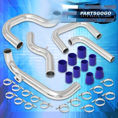 For 88-00 Honda Civic Turbo Intercooler Piping Kit + BOV Adapter Couplers Clamps • $93.99