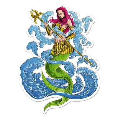 Mermaid Atlantis Vinyl Decal Sticker - Ebn8179 • $3.45