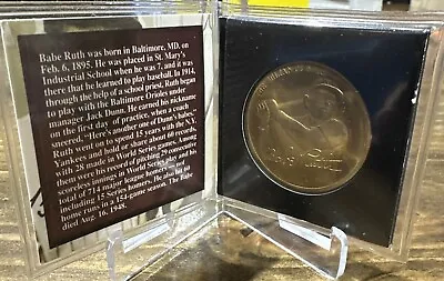 1999 Babe Ruth Collectible Coin Replica Signature Authorized By CMG • $12.99