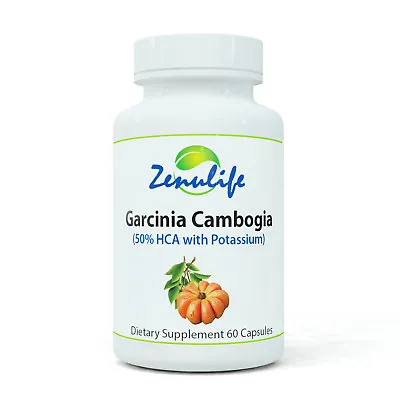 Garcinia Cambogia Extract HCA 50% Potassium 1000 Mg Capsules Lose Weight Loss • £9.99