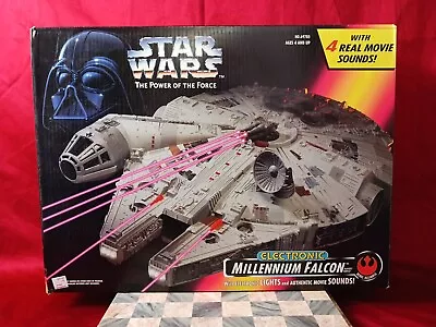 1995 Kenner Star Wars The Power Of The Force Electronic Millennium Falcon • $99.99