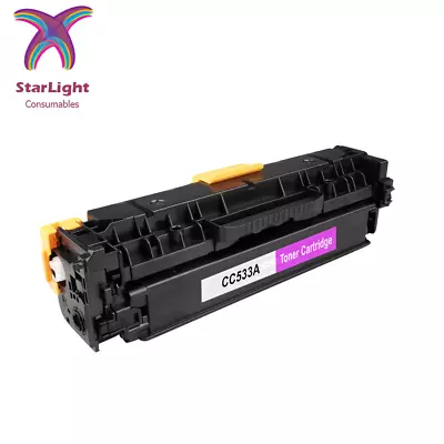 Magenta Toner Cartridge CC533A Compatible With HP CM2320 2320DN 2320N 2320NF • £10.29