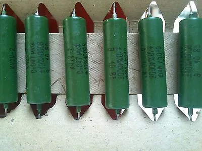0.047uF 1000V  47nF Lot Of 10  K42Y-2 USSR  PIO Capacitors Perfect For Audio NOS • $7.62