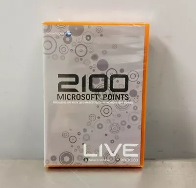 Xbox Live - 2100 Microsoft Points (Xbox 360) *New & Sealed* (M3) • £14.99
