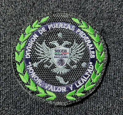 MEXICAN POLICIA FEDERAL DIVISION PATCH Mexico Police Uniform OBSOLETE • $12