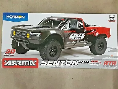 Arrma Senton 4x4 V3 550 Mega RTR 1/10 Short Course Truck (Red) ARA4203V3T1 New!! • $249.99