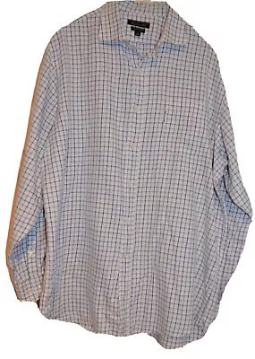 Faconnable ~france Smart Designer Classic Woven Cotton Check Shirt Uk 17.5 • £17.49