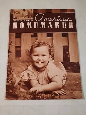 1936 AMERICAN HOMEMAKER Magazine For Women  Recipes  • £19.79