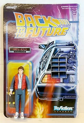 NEW Super7 Back To The Future MARTY MCFLY 1980s 3-3/4-inch ReAction Figure • $28.45