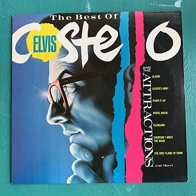 The Best Of ELVIS COSTELLO 1985 COLUMBIA EX/NM- • $12