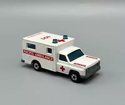 1977 Matchbox Superfast Pacific Ambulance #41 White Emergency Vehicle Vintage • $16.99