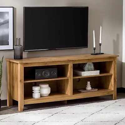 Walker Edison Wren Classic TV Console Entertainment Media Stand With Storage • $162.49