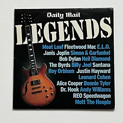 Daily Mail Promo CD Legends: Meat Loaf - Mott The Hoople - Santana - ELO Etc... • £2.99