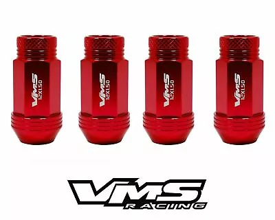 20pc Vms Racing Forged Aluminum Race Lug Nuts 12x1.5 Red For Fits Honda Civic  • $59.99