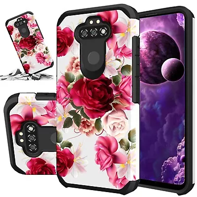 For LG Aristo 5 / 5 Plus / LG Risio 4 / LG K3 Cute Red Rose Case +Tempered Glass • $7.99