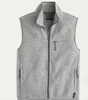 J.Crew 251356 Men's Nordic Vest In Polartec Fleece Gray Size X-Small • $63.75