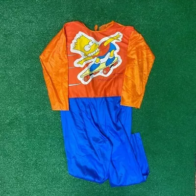 RARE Vintage The Simpsons Bart Simpson Kids Halloween Costume | Sz MD (14/16) • $60