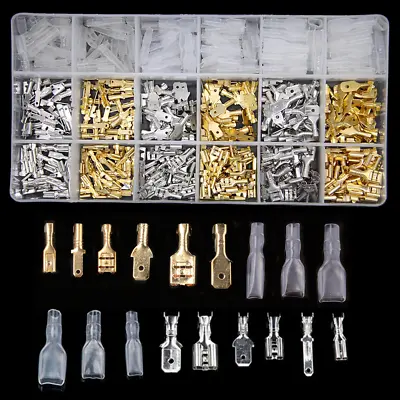 540PCS Automotive Electrical Wire Connectors Kit Male Female Spade Terminal Set • $13.59