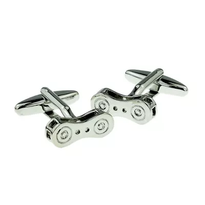 £9.99 • Buy Bicycle Bike Chain Link Cycle Cufflinks 
