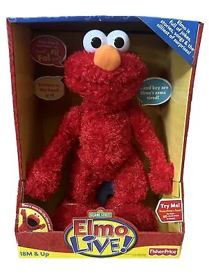 NEW 2008 Elmo Live! Fisher Price Sesame Street (Needs Batteries) New In Box • $99