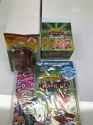 Topps Moshi Monsters Mash Up+Code Breakers Card Game Box(50pks+12Blister)+1Album • $147.71