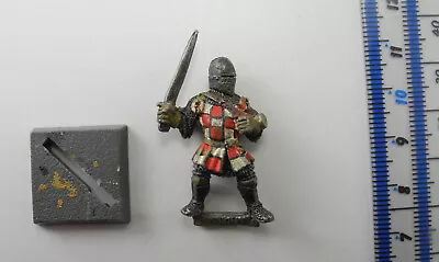 BRETONNIAN FEUDAL FIGHTER Metal Men-at-Arms Army Knight Warhammer 1980s 29 • $2.48