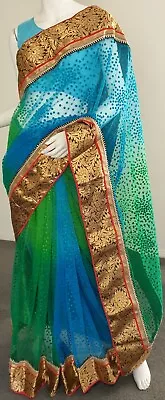 Indian Full Saree Set #SS 027 / Sari / Salwar / Bollywood Dresses • $280