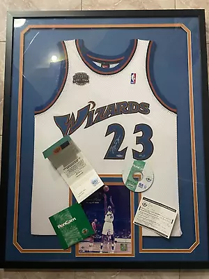 LE #/123 Michael Jordan Autographed Jersey UDA COA Signed Wizards Chicago Bulls • $1851