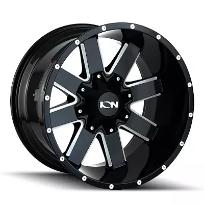 20x10 Ion 141 Gloss Black Milled Wheels 6x135/6x5.5 (-19mm) Set Of 4 • $1050.60