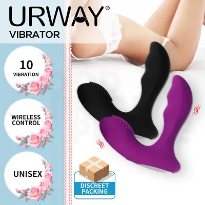 $29.99 • Buy Urway Vibrator Massager Unisex Vibrating Remote Clit Dildo Rechargeable Sex Toy