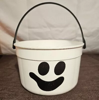 Vtg McDonalds Halloween Bucket 1986 Ghost Happy Meal Pail • $25