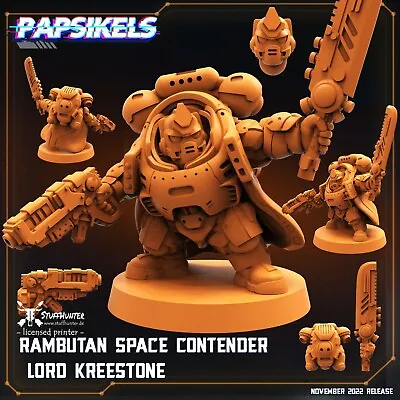 Rambutan Space Contender Lord Kreestone - Papsikels - Tabletop Wargaming 28-32mm • $17.55