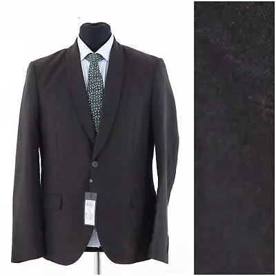 Slim Fit Blazer 40R UK Size ONLY & SONS Bronze Shiny Glossy Sport Coat Jacket • $39.99