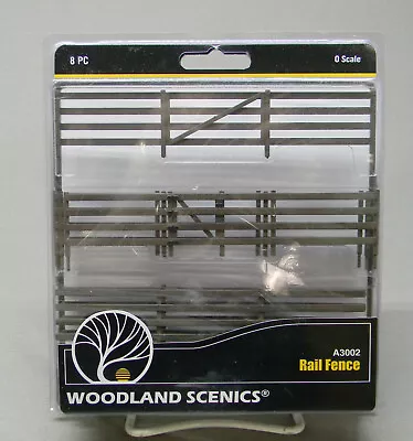 WOODLAND SCENICS RAIL FENCE O SCALE Landscape Scenery Layout A3002 WDS3002 NEW • $16.84