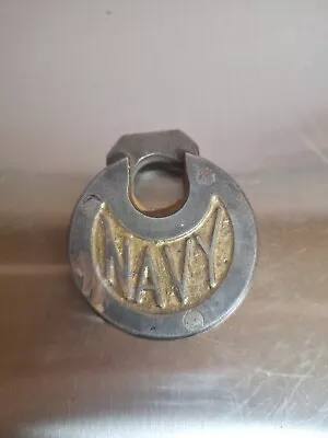 Antique Navy Lock No Keys • $10.99