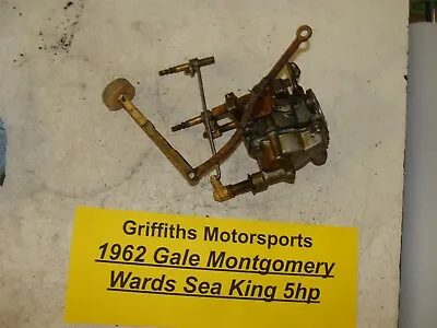 1962 Montgomery Ward GALE Sea King 5hp Outboard Five Oem Carb Carburetor Adj Rod • $144