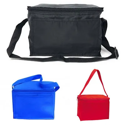 Insulated Cooler Lunch Box Bag 6 Pack Picnic Beer Drink Water 9 X 6-1/4  • $12.95