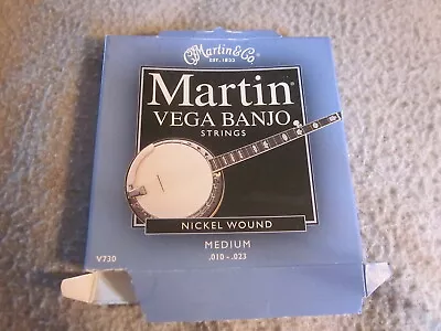 Martin Vega Banjo Strings Nickel Wound Medium 010-0.23 • $7.50