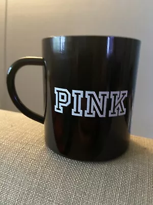 Victoria's Secret PINK Coffee/Tea Mug Cup Dog Begonia Stainless Steel Logo 14oz • $9