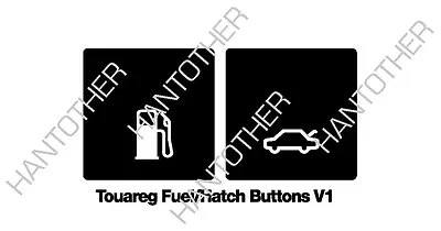 Fits Volkswagen VW Touareg Jetta Hatch Fuel Door Button REPAIR Sticker Decal • $4.95