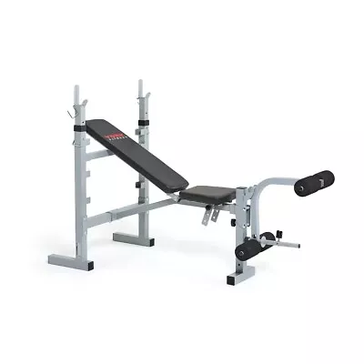 York 530 Heavy Duty Barbell Weight Bench Home Gym Incline Decline Leg Developer • £134.99