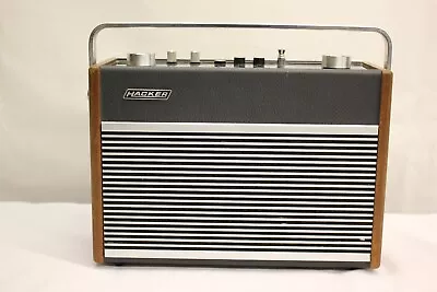 Hacker Hunter Rp38a Vhf Fm Lw Mw Transistor Radio Portable Vintage • £99.99