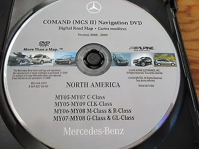 2005-2009 Mercedes C Clk M R Gl G Class  Navigation Dvd Version 2008 2009 Oem🔴 • $74.95