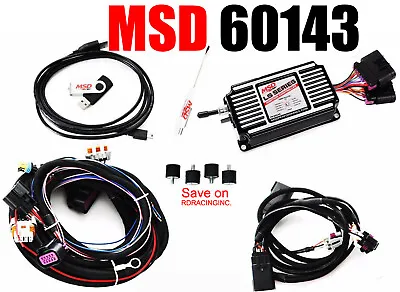 MSD 60143 Black LS Ignition Control Box Carb Swap LS1 LS2 LS3 LSX  Free  Bandana • $522.95