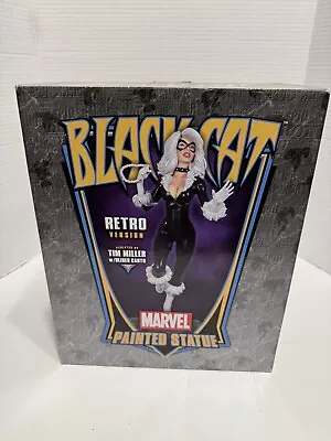 Bowen Designs Black Cat Retro Statue Spider-man Cat Woman Marvel (New) • $249.99